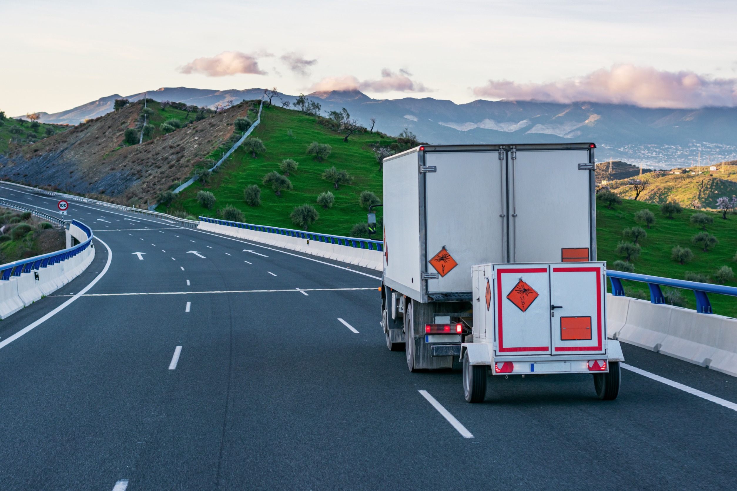 camion por carretera